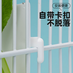 Panier à fruits et légumes pour oiseaux, mangeoire suspendue pour cage, accessoire d'alimentation hygiénique pour oiseaux de compagnie - Product Image 4