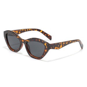 Lunettes de soleil de luxe <span class=keywords><strong>UV</strong></span> <span class=keywords><strong>400</strong></span>, monture petite, ovale, œil de chat, unisexe, style simple, lunettes de soleil de créateur - Product Image 3