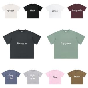 เสื้อยืดโอเวอร์ไซส์ผ้าฝ้าย 100% หนัก 190 กรัม |   เสื้อยืดเปล่าสำหรับสกรีน พิมพ์ลายได้ แห้งเร็ว ระบายอากาศดี เสื้อผ้าลำลองผู้ชาย สตรีทแวร์ ขายส่ง - Product Image 2