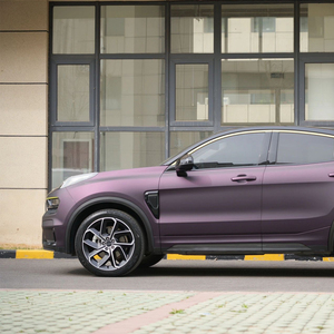 Film de protection automobile en vinyle PVC mat, super satiné, violet métallisé, noir nacré, violet foncé, anti-rayures, anti-UV, changeant de couleur, Air Release - Product Image 2