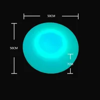 Sailwin intérieur interactif rond LED piste de danse capteur de pression jeu carreaux cercle éclairer 3D scène lumineuse pour Disco DJ