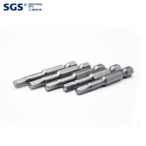 SGS Fuente de la fábrica 6,35mm magnético fuerte S2 material de 110MM -250MM cabeza <span class=keywords><strong>hexagonal</strong></span> industrial destornillador bits - Product Image 4