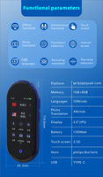 Traducteur intelligent portable AI, traduction en temps réel, écran IPS, 142 langues, 4G Wifi, traducteur vocal hors ligne pour les entreprises