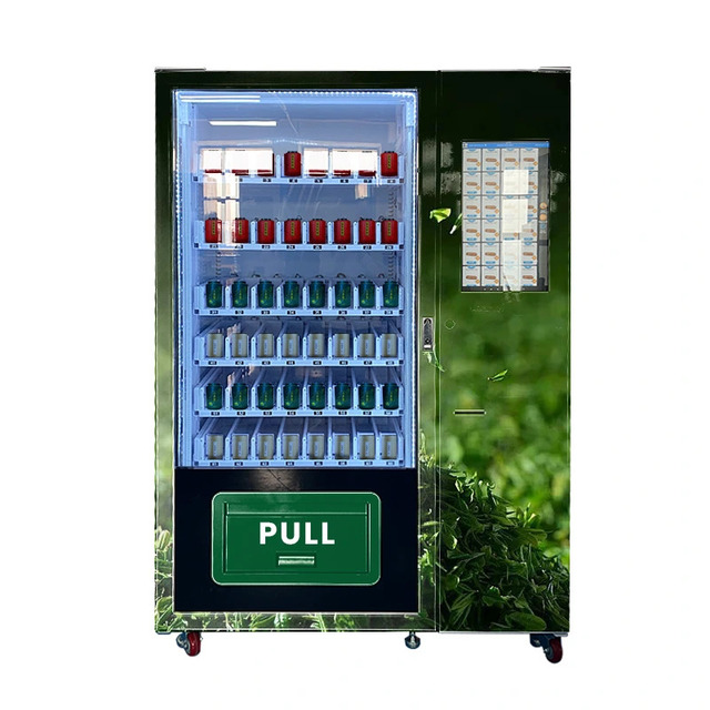 Weimi Coffee Bean Tea Bag Loose Tea Tin Vending Machine for Office Workplace with Elevator Card Reader for Sale