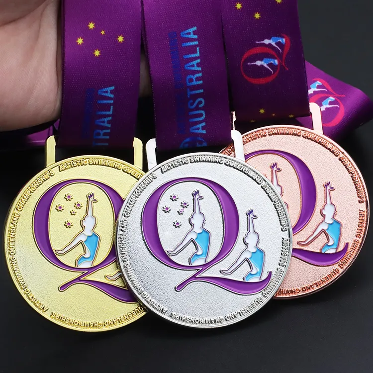 Medalhas de moedas do fabricante de handball, ginástica, dourado, prata, bronze, atlético, esporte