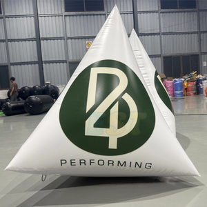 Boe Gonfiabili Galleggianti per Nuoto, Boe da Mercato, Boe Galleggianti Estive in PVC Bianco - Product Image 1