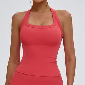 Débardeur de sport sans dos à bretelles en Y, coloré, respirant et léger, imprimé, pour <span class=keywords><strong>femme</strong></span>, avec logo frontal, pour le yoga, la gym et le fitness, style <span class=keywords><strong>Rasta</strong></span> - Product Image 5