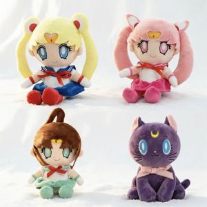 4 Modelli di Peluche <span class=keywords><strong>Anime</strong></span> <span class=keywords><strong>Sailor</strong></span> <span class=keywords><strong>Moon</strong></span> a Forma di Gatto con Imbottitura in Cotone PP, Design Carino e Kawaii - Product Image 4