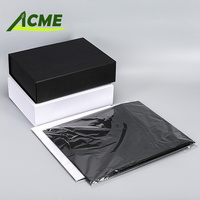 Boîte cadeau magnétique de luxe personnalisée avec logo, recyclable, pliable, pour parfums, cosmétiques, bougies, emballage cadeau en papier