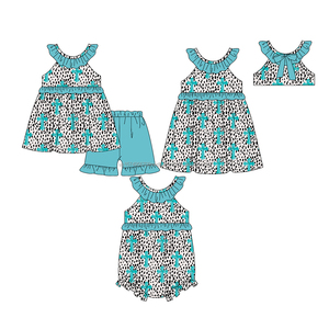 Preventa MOQ 5, Ropa Infantil de Verano para Niñas con Estampados de Animales de Granja y Tractores, Estilo Boutique, Precio de Fábrica, Venta al Por Mayor - Product Image 5