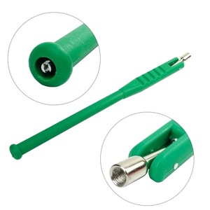 Kit d'outils de réparation de pneus 14 mm, clé de démontage en plastique bleu, kit d'installation de valve, entretien de roues sans chambre à air - Product Image 3