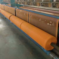 HDPE ก่อสร้างสีส้มความปลอดภัยสุทธิอาคาร Shade สุทธิความปลอดภัยเศษตาข่าย