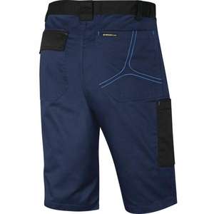 DELTA PLUS - M2BE3BMXX Polyester/coton bleu marine-bleu royal mach2 bermuda de travail-PANTALON DE TRAVAIL EAN 3295249252250 SHORT DE TRAVAIL - Product Image 2