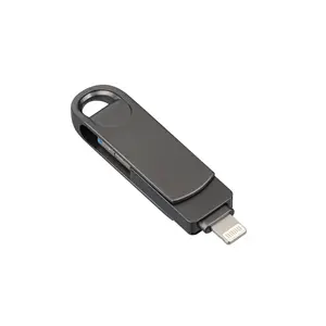 Dual Poort Lightning Otg Usb Flash Drives 3.0 Voor Iphone Usb Drive Voor Computers Telefoons 256G Grote Capaciteit Usb 3.0 Drive