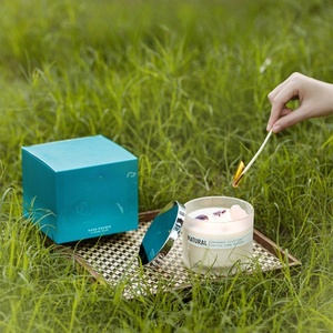 Alta calidad al por mayor de larga duración regalo de cumpleaños para el hogar Diy hecho a mano perfumado hecho a mano cristal perfumado velas de lujo - Product Image 3