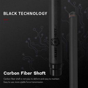 Little Monster PQ-1 Carbon Fiber <b>Pool</b> Cue <b>Stick</b> 12.5mm Low Deflection Billiard Cue <b>Stick</b> Case Set with Soft Case - Product Image 4