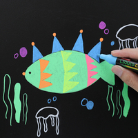 Marqueur à craie liquide Mobee P-566C 12 couleurs Prix d'usine Stylo à fenêtre Stylos à craie liquide effaçables pour tableau d'écriture LED