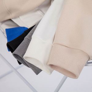H5573 Manufacturer Wholesale Custom Twill 350 Gsm Cotton Blends <b>Drop</b> Shoulder Blank Hoodies - Product Image 5