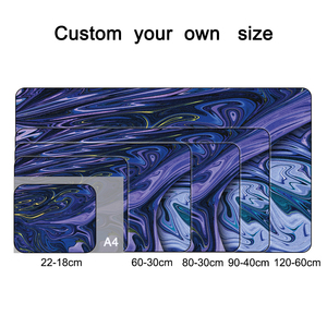 Custom Purple Fluid Printed Rubber Gaming <b>Mouse</b> Pad XXXL Non Slip Rubber Base Large Extended Keyboard <b>Mat</b> for Office - Product Image 2