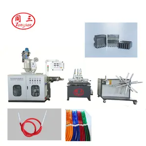 Machine in stock Factory Price Plastic PP PE spiral flexible corrugated pipe making machine