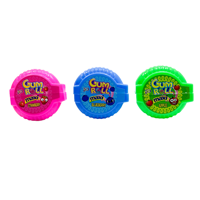 Emballage personnalisé avec logo, chewing-gum Crazy Roll, saveurs de fruits, rouleaux de chewing-gum