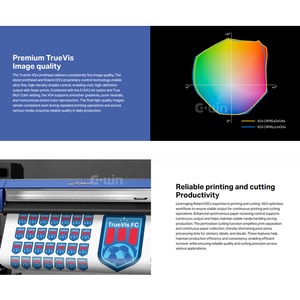 Roland TrueVis VG4-640 Large Format Eco Solvent Inkjet Printer Print And Cut Roll-To-Roll Textile <b>Printing</b> <b>Machine</b> - Product Image 2