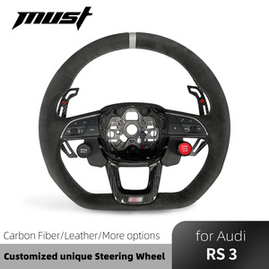 Volante personalizzato ad alte prestazioni per Audi Series RS3 S3 Q3 Q3 A4 Q5 SQ2 SQ5 Q8 Q7 SQ7 RSQ3 RSQ8 S5 RS5 2016 2024 - Product Image 2