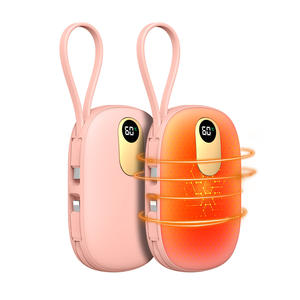 Nuovi Prodotti 2025: <span class=keywords><strong>Power</strong></span> Bank Portatile da 10000mAh con Display Digitale, Cavo Integrato e Funzione Scaldamani per iPhone - Product Image 5