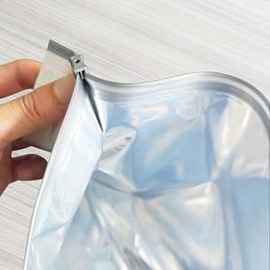 Tùy Chỉnh Nhựa Zip Khóa Đóng Gói Túi Cho T-Shirt Đồ Bơi Vớ Quần Áo Bao Bì Nhôm Lá Ba Bên Con Dấu Túi Với Dây Kéo - Product Image 5