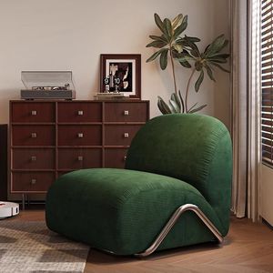 Sillón Vintage Zebra, Sillón Individual Tipo Puff, Relleno de Espuma, Sillón Suave para Sala de Estar - Product Image 4