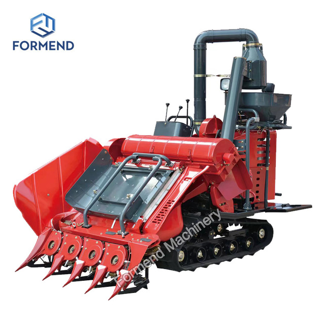 High Efficiency  Small Combine Harvester Rice Wheat Combine Harvester Durable Agricultural Harvest Equipment