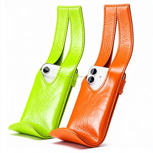 Bolso Bandolera de Cuero de Lujo con Etiqueta Personalizada, Estilo Ins, con Bolsillo, Diseño Corto para iPhone - <span class=keywords><strong>Issey</strong></span> Miyake - Product Image 6