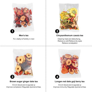 OEM Tùy Chỉnh Gói Không Phụ Gia Chăm Sóc Sức Khỏe Phụ Nữ Tử Cung Trà Đỏ Goji Ngày Longan Túi Trà Với Hộp Quà Tặng - Product Image 5