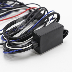 Gruppo cablaggio cavo lampada moto 1-2 faretti stroboscopici interruttore con telecomando stabile - Product Image 3