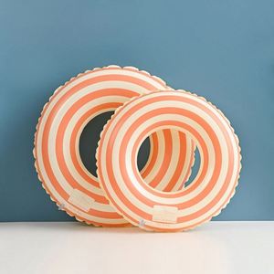 <b>Flying</b> Thickening Children's Stripe Inflatable Underarm <b>Net</b> Red Floating Double Air Bag Swimming Model f - Product Image 5