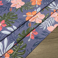Tissu en nylon 100% tissé sur mesure avec impression numérique, 70D 280T 98GSM, imperméable, MOQ 1M, pour vestes et sacs garçons et filles, certifié GRS OEKO-TEX
