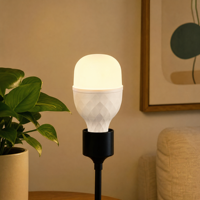 Ampoule LED domestique 15W avec diffuseur, culot E27 B22, driver DOB, AC85-350V, RA70-95, haute luminosité