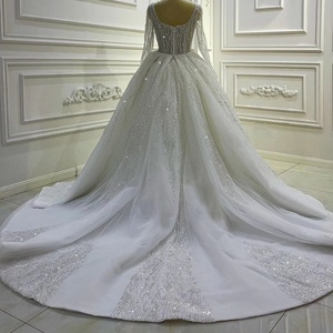 <span class=keywords><strong>Abito</strong></span> da Sposa di Alta Qualità Personalizzabile a Due Pezzi Taglie Forti Abiti Eleganti per <span class=keywords><strong>Invitati</strong></span> al <span class=keywords><strong>Matrimonio</strong></span> con Strascico Rimovibile - Product Image 4