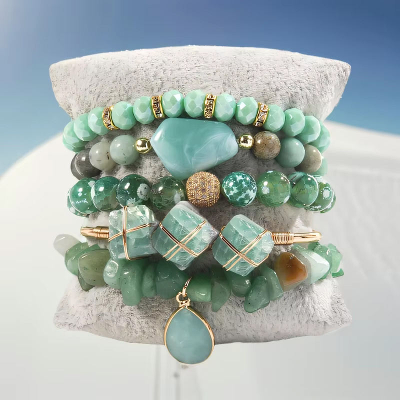 Stacking Style: Wholesale Crystal Glass Bangles for Women's Fashion