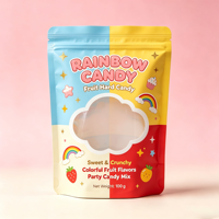 Sachets personnalisés pour bonbons, qualité alimentaire, à fermeture éclair, pochettes Mylar pour sucettes avec fenêtre