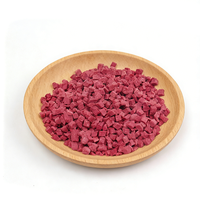 Polvo de Frambuesa Liofilizado FD a Granel, Cubos de Frambuesa Reconstituidos, Snack de Fruta