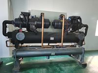 Refroidisseur industriel multi-modèles automatique 30HP-120HP, pompe à engrenages haute efficacité R410a, refroidissement de patinoire, personnalisable