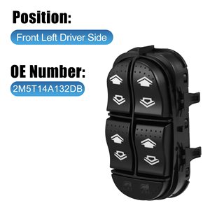 2M5T14A132DB reemplazo del <span class=keywords><strong>interruptor</strong></span> del <span class=keywords><strong>Elevalunas</strong></span> eléctrico principal del coche para <span class=keywords><strong>Ford</strong></span> <span class=keywords><strong>Focus</strong></span> 1998-2005 <span class=keywords><strong>interruptor</strong></span> del elevador de la ventana del botón de la ventana eléctrica - Product Image 4