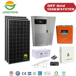 Sistema Solar Monocristalino Conectado a la Red Jingsun de 8KW-15KW, Sistema Completo de Almacenamiento de Energía Sin Batería - Product Image 1