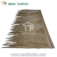 Feuille de cocotier artificielle synthétique décorative de haute qualité panneau de palmier synthétique paume artificielle pour jardin