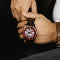 Cadeaux de couple personnalisés tendance, cadeau d'anniversaire respectueux de l'environnement, montre mécanique de qualité résistante à l'eau pour la vie quotidienne