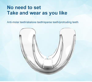 Set di bretelle ortodontiche dentali 3 fasi allenatore di allineamento in Silicone correttore per denti piastra per denti con scatola ortodontica - Product Image 3