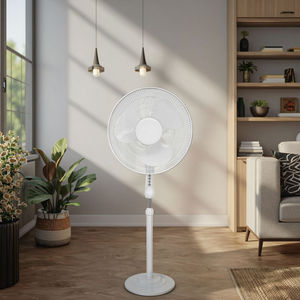 Ventilador Eléctrico de 16 Pulgadas con Enfriamiento por Aire, Ajustable, de Plástico, con Tres Aspas Mecánicas, en Caja de Color Estándar Estadounidense, para Uso Doméstico, Comercial y Hotelero - Product Image 4