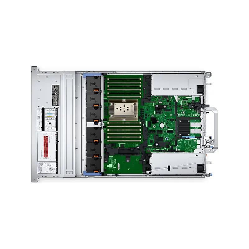 Dell PowerEdge R7615 rak Server 2U komputer Bisnis 1 soket/core CPU untuk prosesor AMD EMC RAM SQL