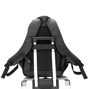 Light Luxury Men's Large-Capacity <b>Backpack</b> High-End Waterproof Polyester/Nylon Student Burden-Reducing Laptop Durable Zipper - Product Image 3